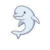 Kawaii Whale - Beluga