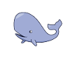 Kawaii Whale - Sperm Whale