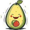 Radosne Avocado: Uśmiech Natury