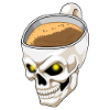Tasse de café Skull