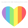 Love Rainbow Heart Pride