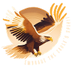 Eagle Soaring with Inspirational Quote