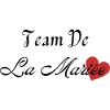 team de la Mariée