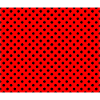 Tupfen Schwarz auf Rot