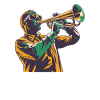 Fan train marching band