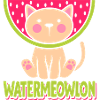 Wassermelone Katze