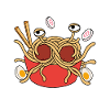 Monstre spaghetti volant FSM Pastafarian
