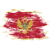 Drapeau du Monténégro utilisé