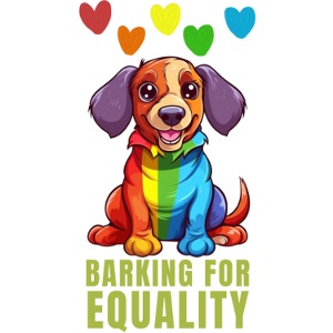Skäller för jämställdhet - Gay pride