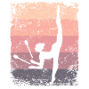 Gymnast Legs Retro Rhythmic Gymnastics