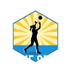 Thats what she set volleyball