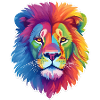 Rainbow Lion
