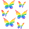 Pride Month - Butterfly - LGBTQ+ Gay Rainbow