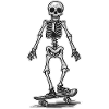 Sk8tender Skeleton