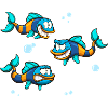 Funny Fish With Different Expressions