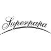 Superpapa Schriftzug in Schreibschrift