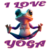 I Lover Yoga Frog