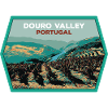 Douro Valley Shield, Portugal Illustration