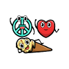 Peace Love Ice Cream