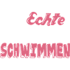 Echte Mädchen schwimmen