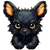 Super cute Dog retro style