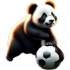 Panda Footballer