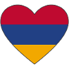 Armenia Flag Heart