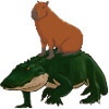 Capybara Crocodile