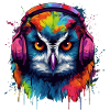 Owl Night Owl Techno DJ