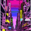 Japan city Tokyo retrostyle