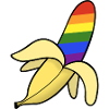 LGBTQ Pride Banana