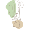 CACTUS LINE-ART