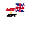 Egypt UK Flag British Egyptian