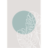 MONSTERA LINE-ART