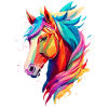 Polygon Pferd
