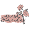 Team Bride with Flowers