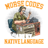 Ham Radio Operator Morse Code Radioactivity