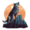 Der Wolf und der Mond