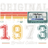 50th Birthday Man Vintage 1973 Vintage Cassette