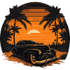 Oldtimer, Oldtimer, Strand, Urlaub, Meer
