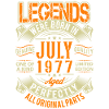 1977 July Birthday Legend