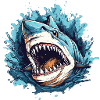 shark fish head 4