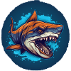 Shark Fish Head 3