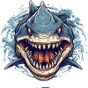 shark fish head