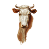 Vache végétalienne