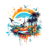 Sommerliches Design