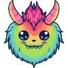 Cute pride month demon