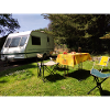 Caravan in the sun