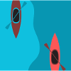 The two canoes