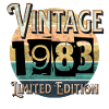 40th Birthday Vintage 1983 Edition Limitée